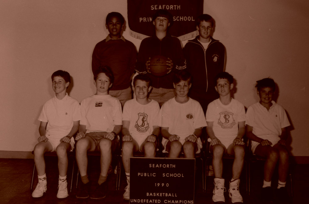Seaforth Public School pupils, Basketball Team, 1990