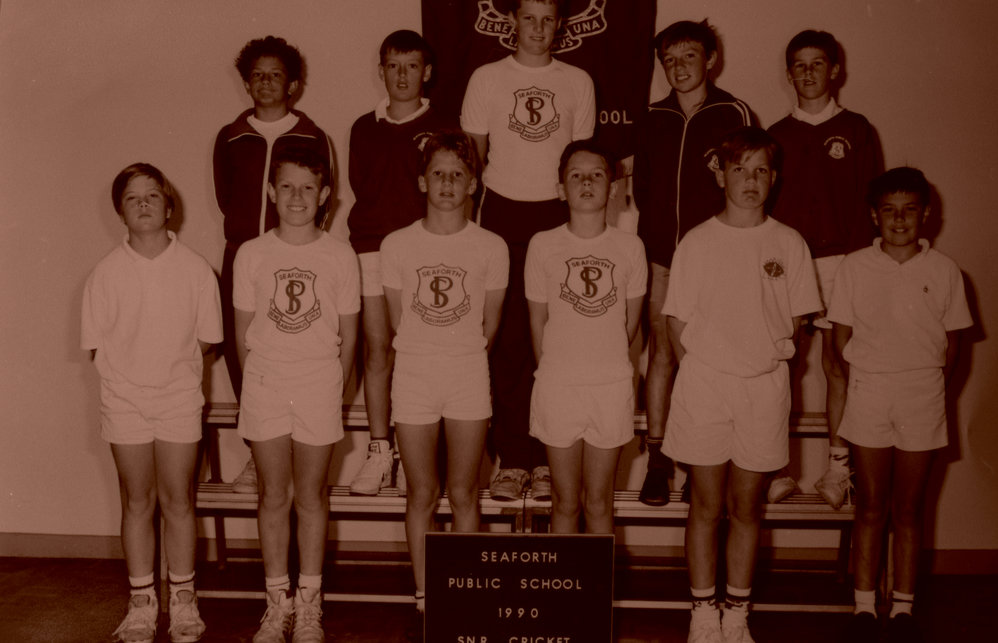 Seaforth Public School pupils, Senior Cricket Team, 1990