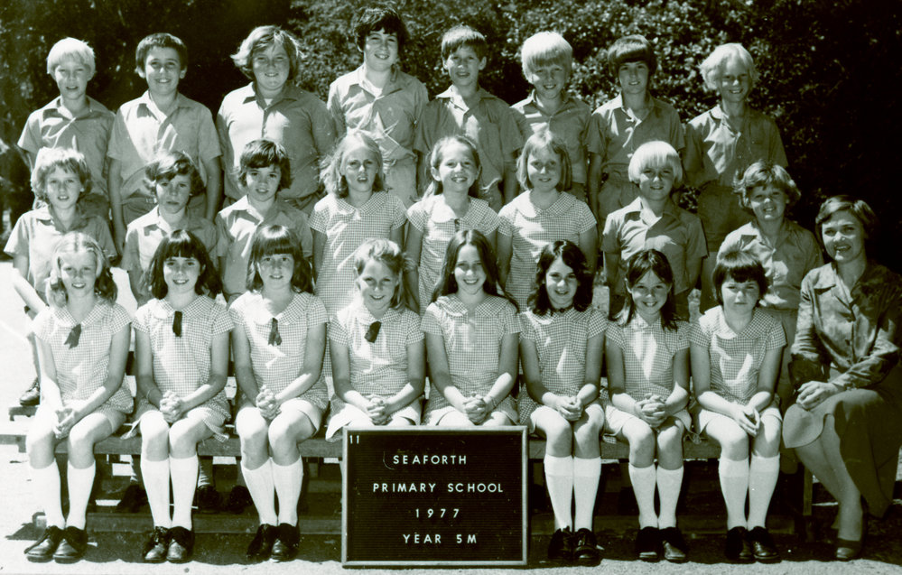 Seaforth Public School pupils, Class 5M,1977