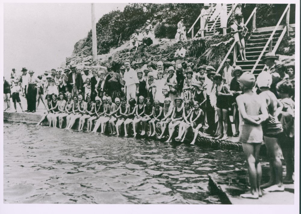 Swimming Lessons Dee Why Rock Pool c1932