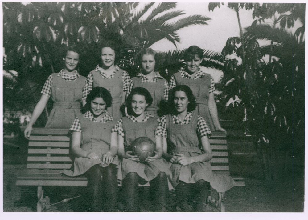 Manly's first basketball, (now netball) team