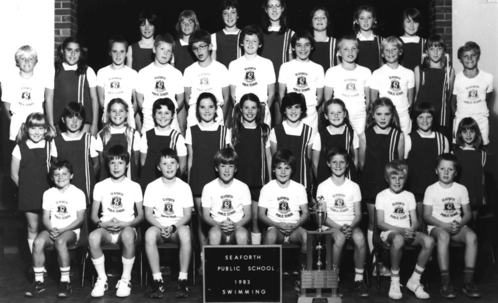 Seaforth Public School pupils, Swimming Team, 1983