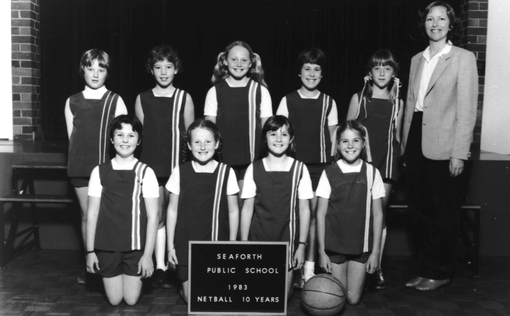 Seaforth Public School pupils, 10 Years Netball Team, 1983