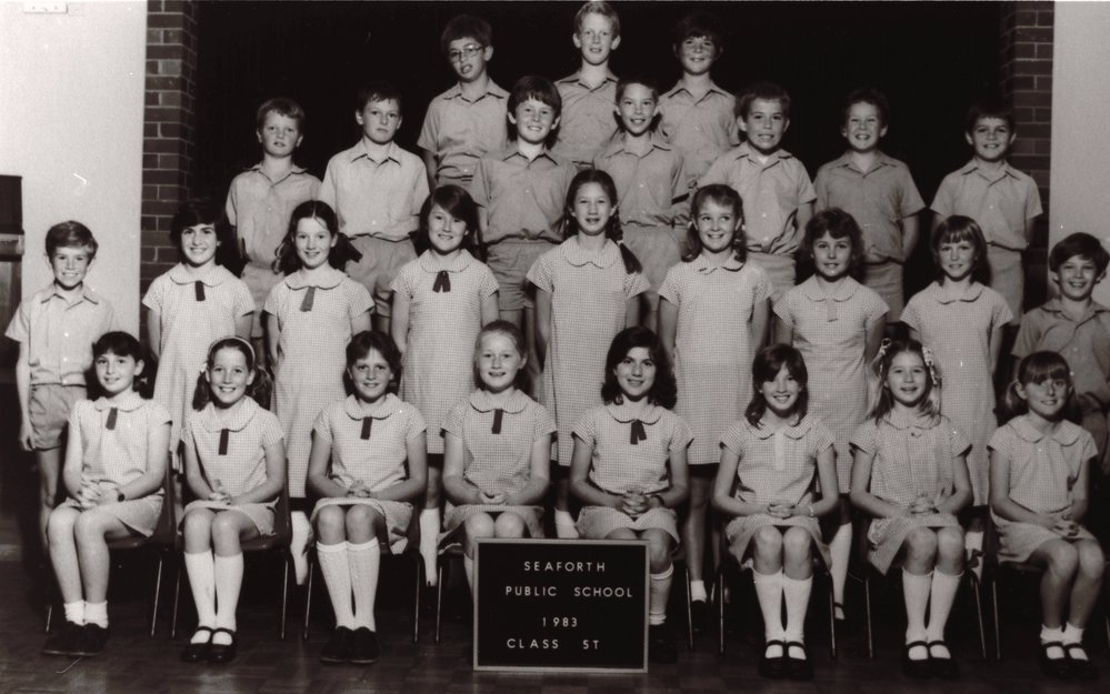 Seaforth Public School pupils, Class 5T, 1983