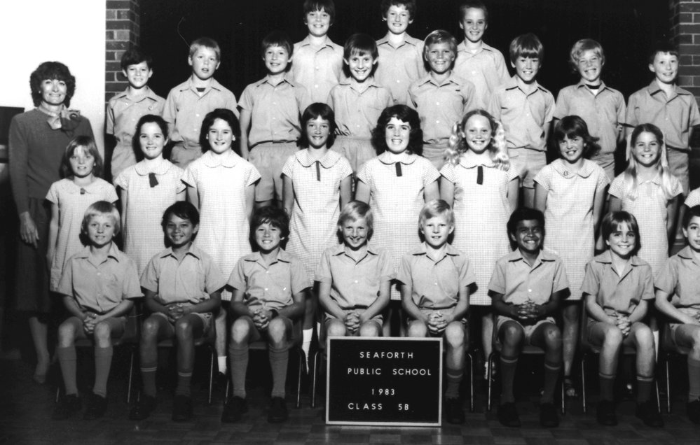 Seaforth Public School pupils, Class 5B, 1983