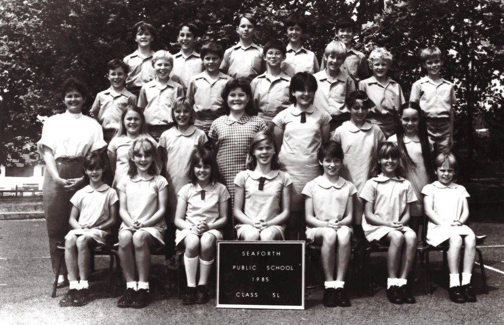 Seaforth Public School pupils, Class 5L, 1985