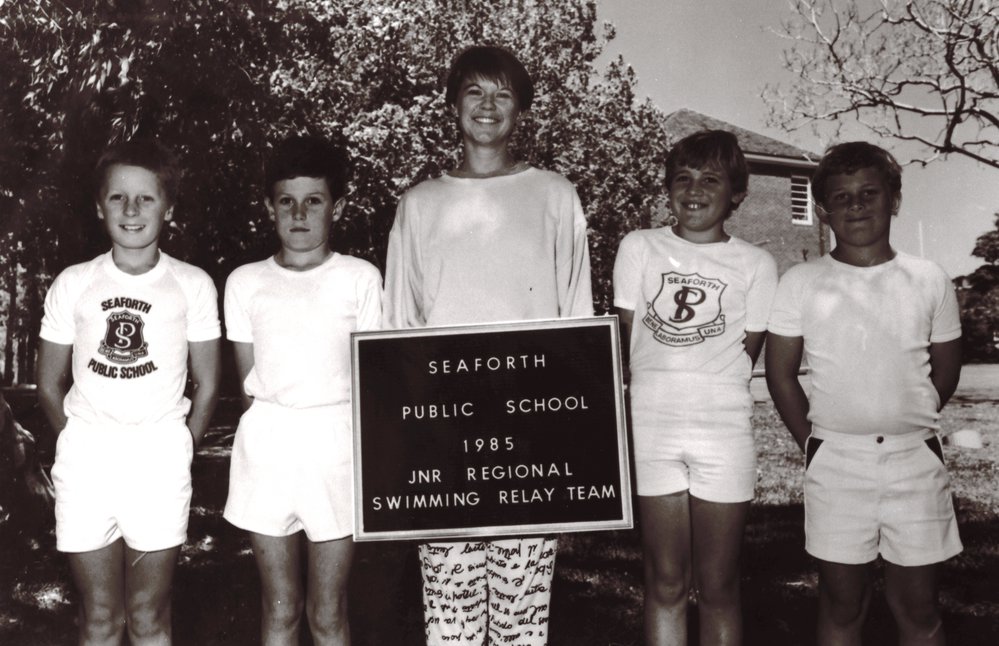 Seaforth Public School pupils, Regional Swimming Team, 1985