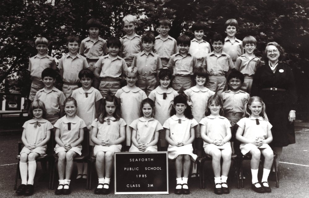 Seaforth Public School pupils, Class 3M, 1985