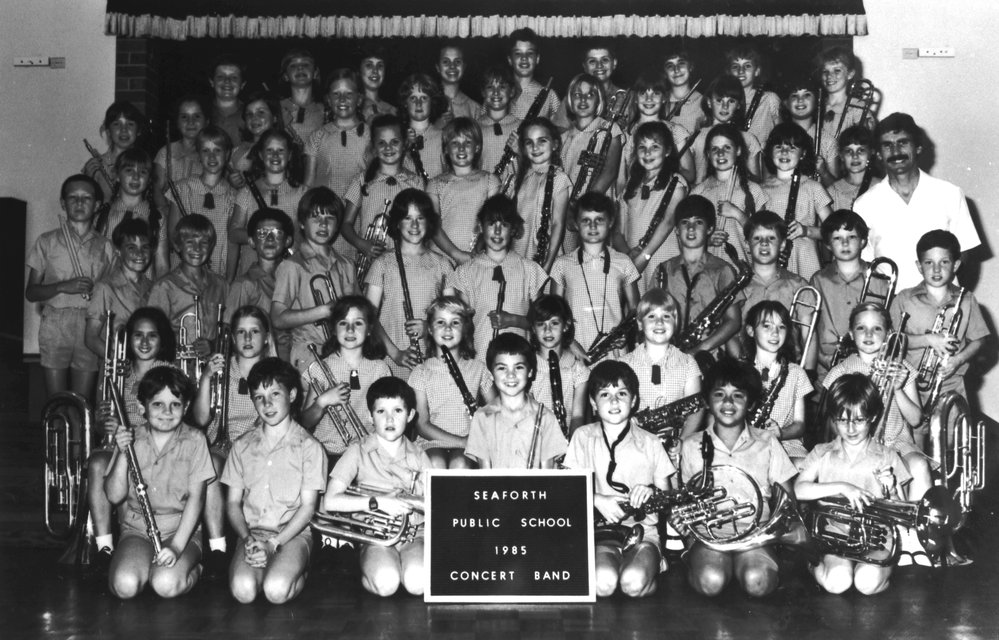 Seaforth Public School pupils, Concert Band, 1985