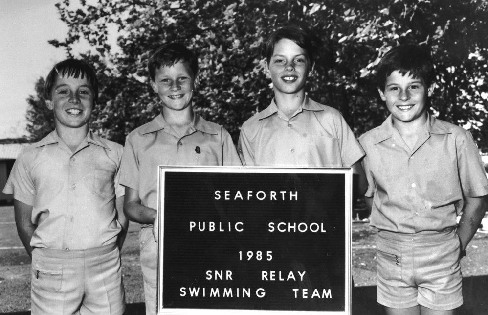 Seaforth Public School pupils, Swimming Team, 1985