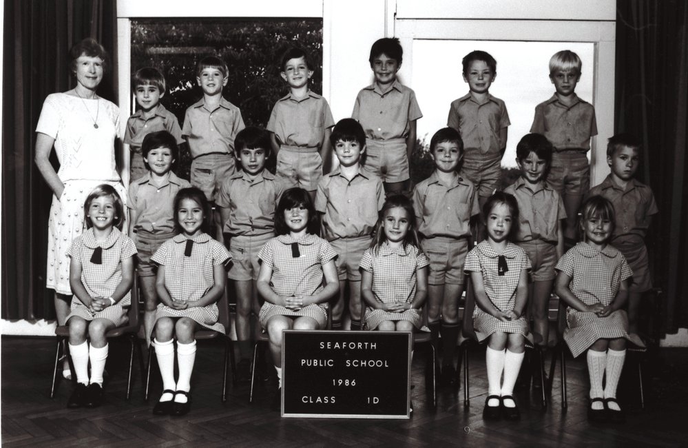 Seaforth Public School pupils, Class 1D, 1986
