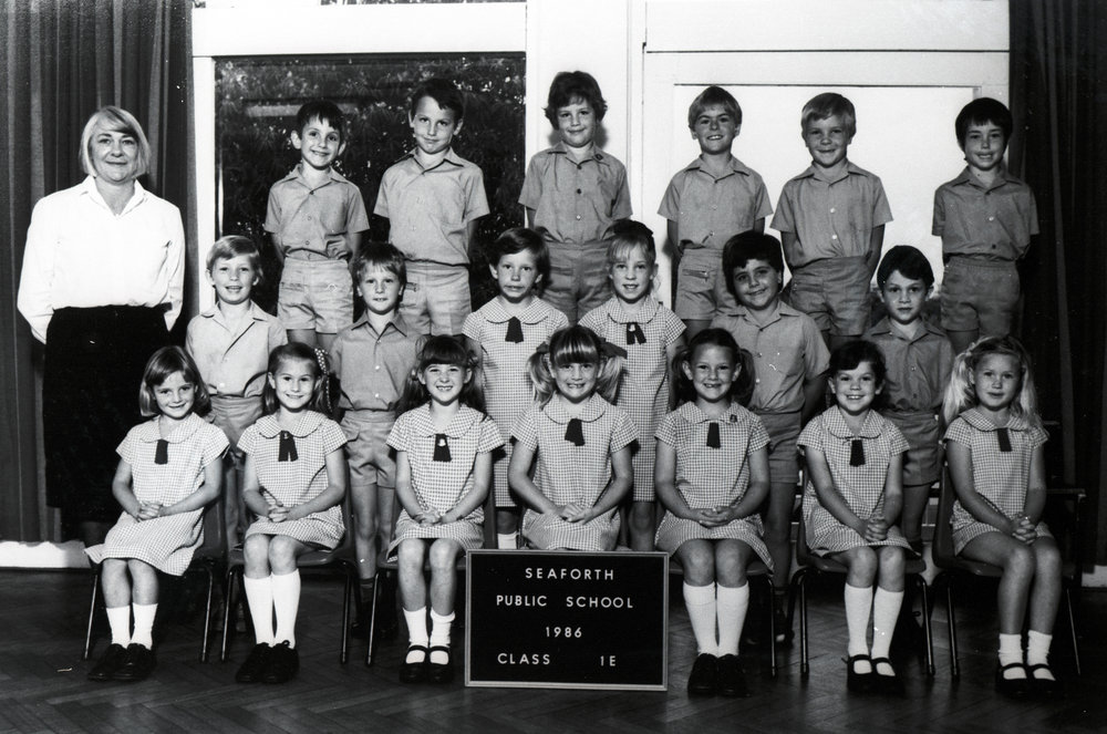 Seaforth Public School pupils, Class 1E, 1986