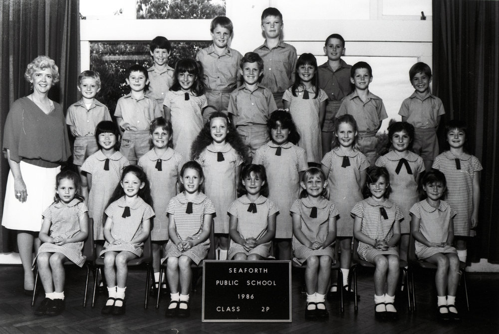 Seaforth Public School pupils, Class 2P, 1986