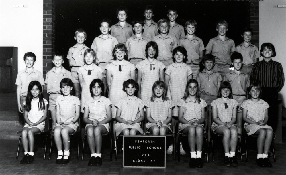 Seaforth Public School pupils, Class 6T, 1984
