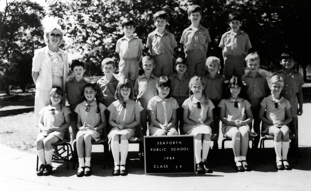 Seaforth Public School pupils, Class 2P, 1984