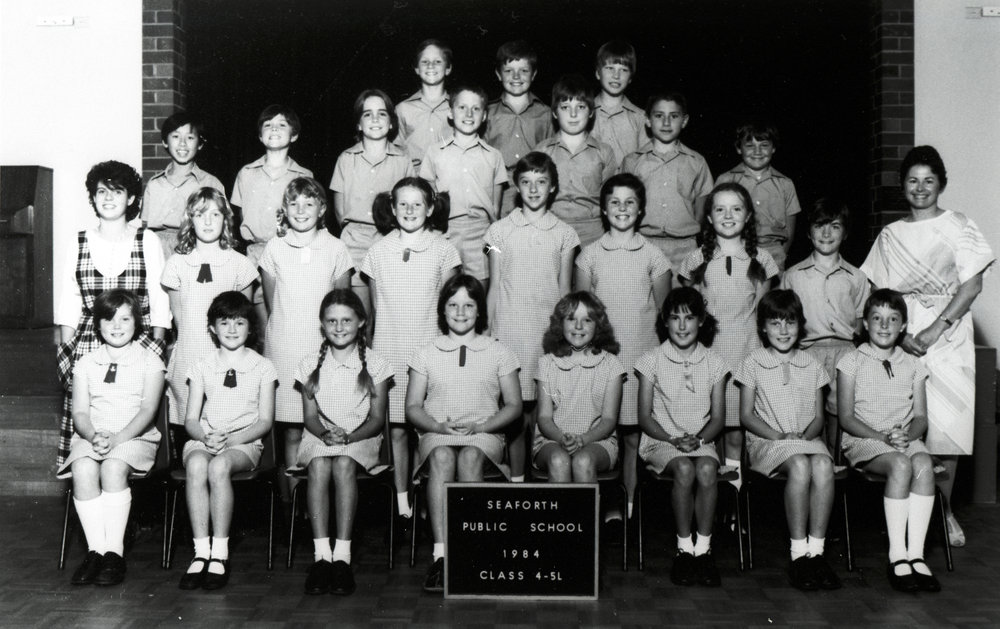 Seaforth Public School pupils, Class4-5L, 1984