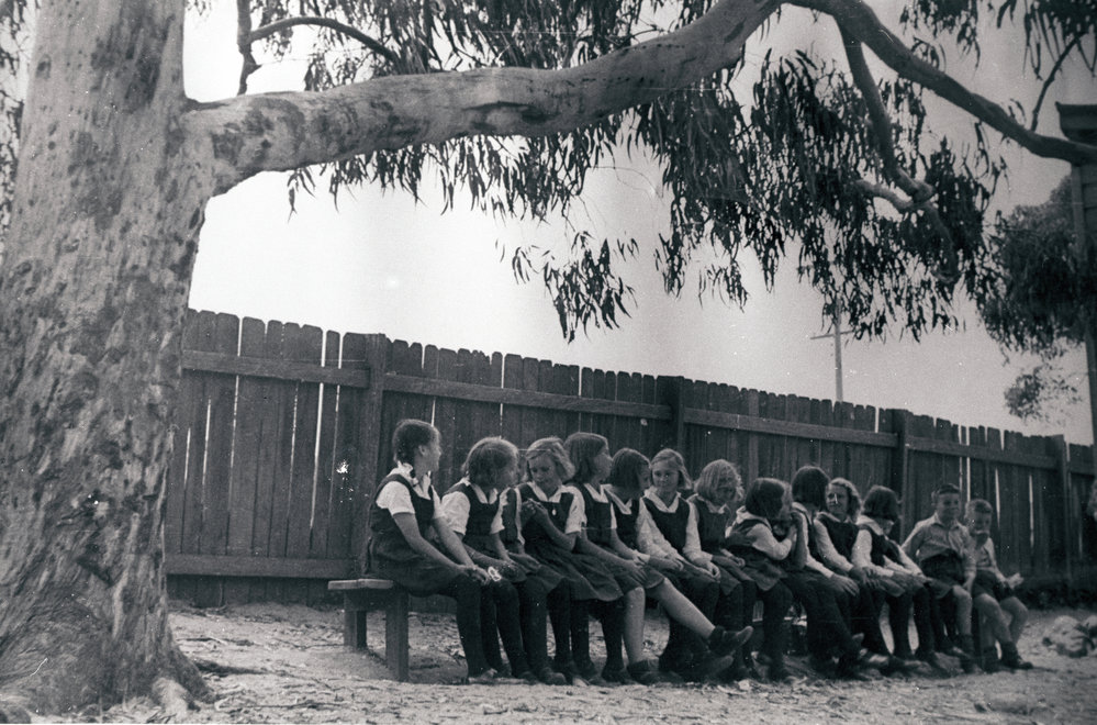Seaforth Public School pupils in playground