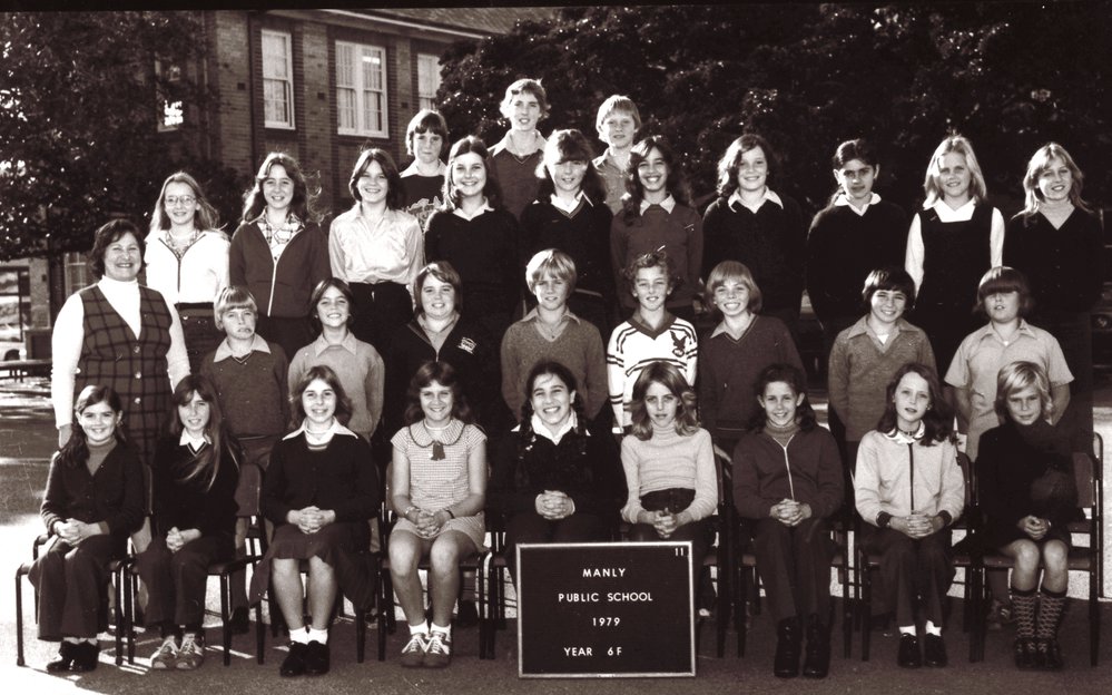 Manly Public School pupils, Class 6F, 1979