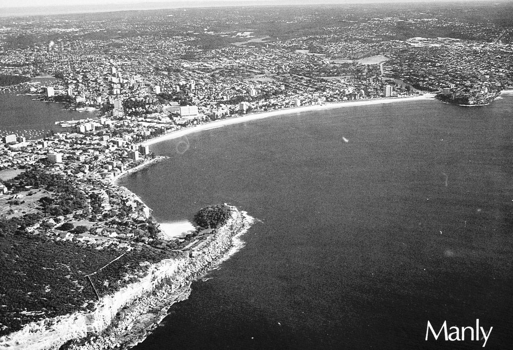 Aerial view of Manly, 1988
