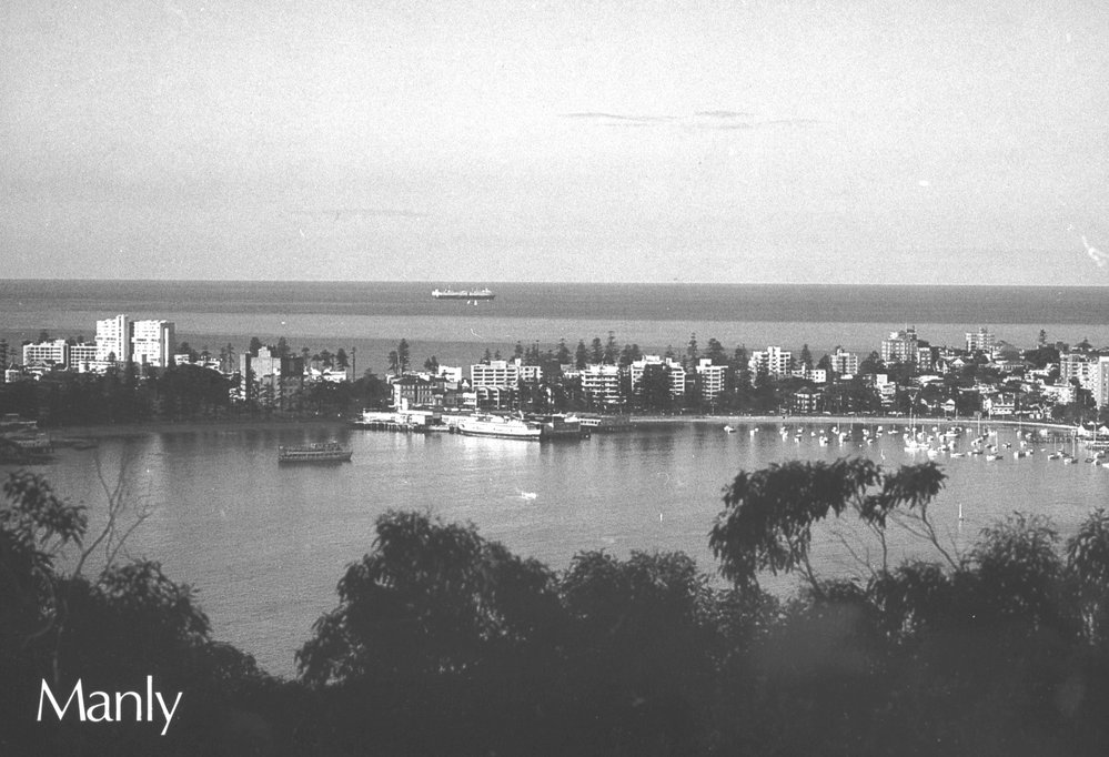 Manly from Dobroyd Head, 1988
