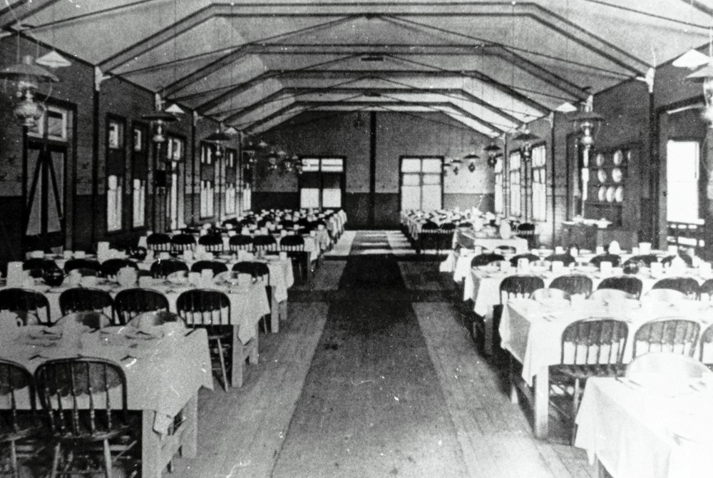 Third class dining room at North Head Quarantine Station
