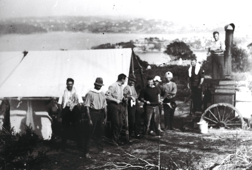 Patients at North Head Quarantine Station