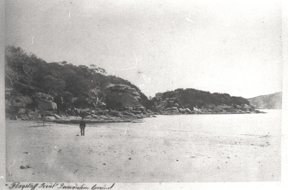 Flagstaff Point, Quarantine Station, c 1888
