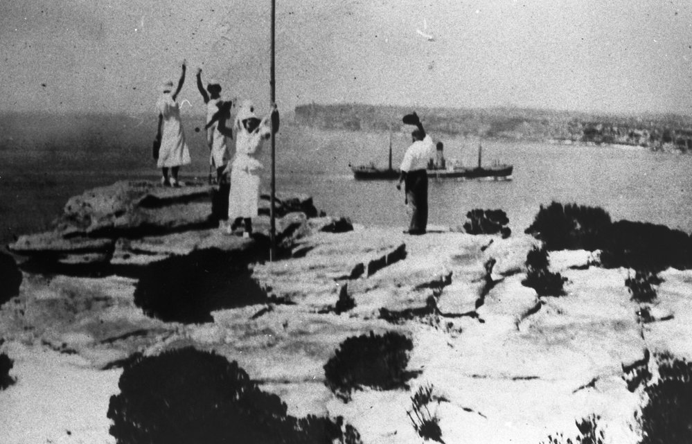 North Head Quarantine Station "guests" at the Old Man's Hat