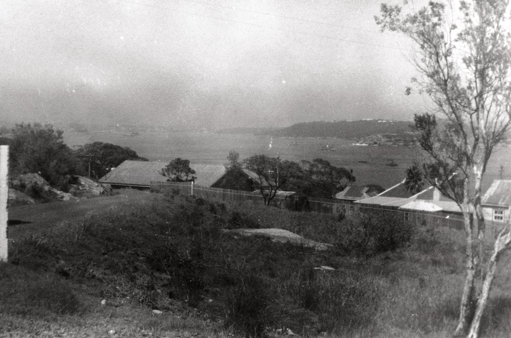 View over the first class pavilions at the Quarantine Station, Manly