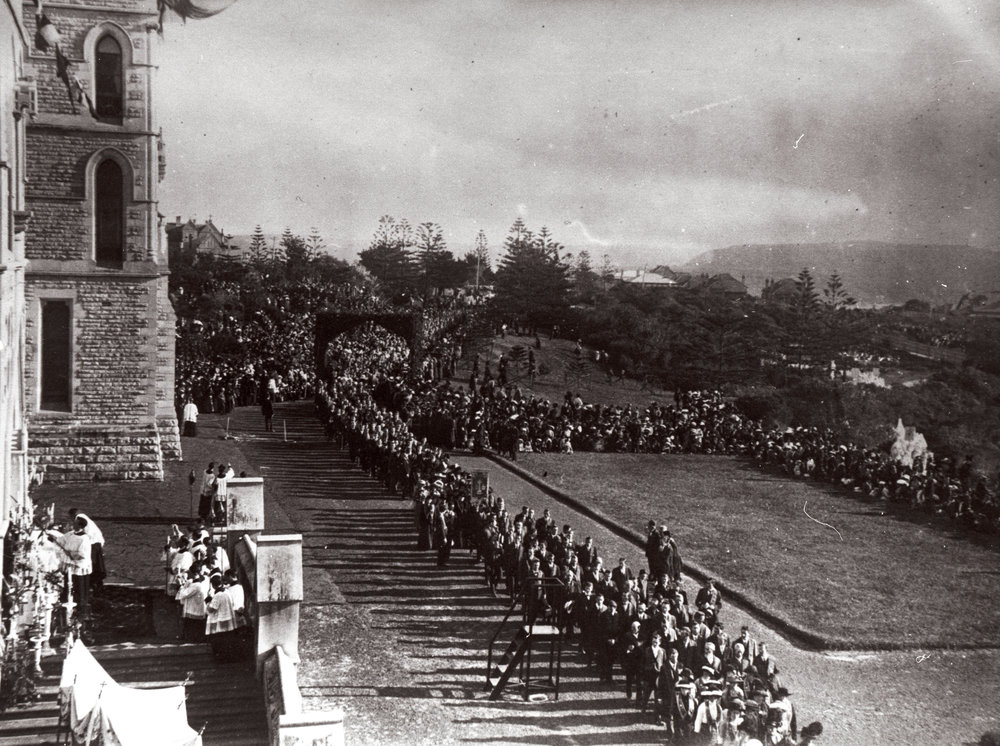 Corpus Christi procession at St Patrick's College, Manly