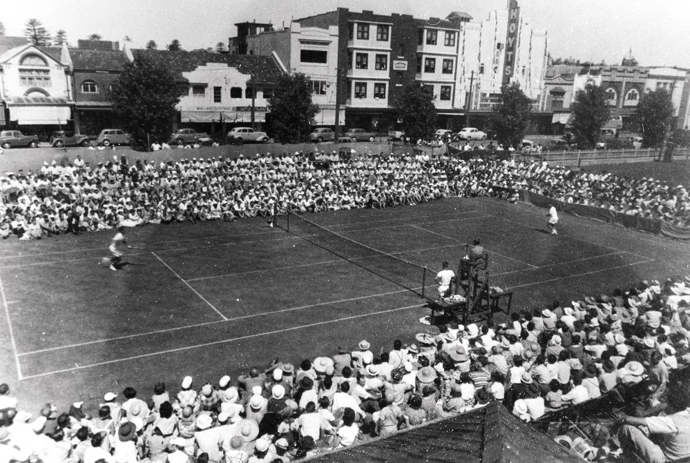 Tennis game at Manly Lawn Tennis Club
