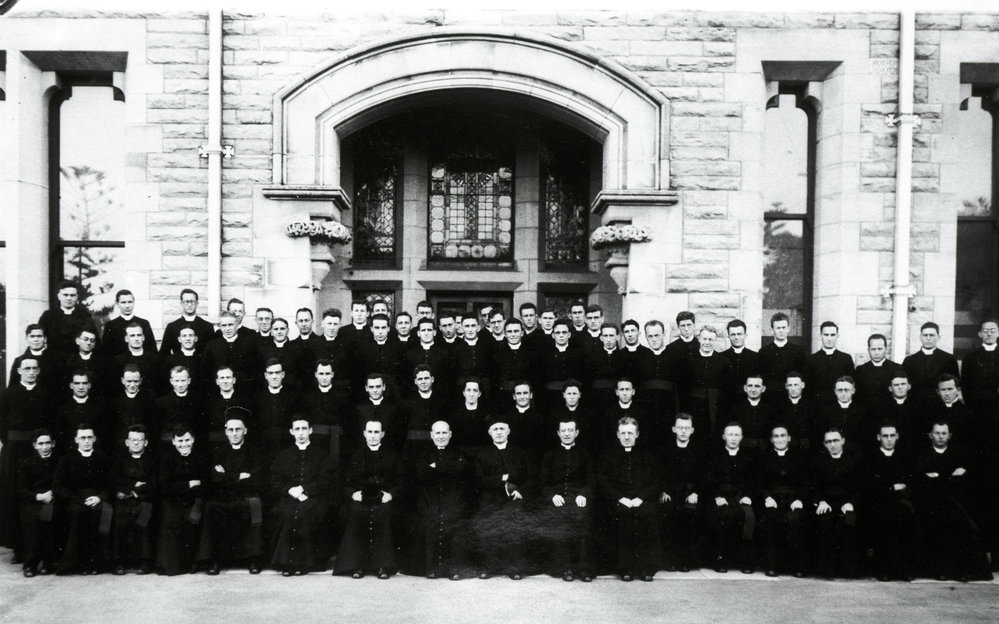 Unidentified gathering, St Patrick's College, Manly