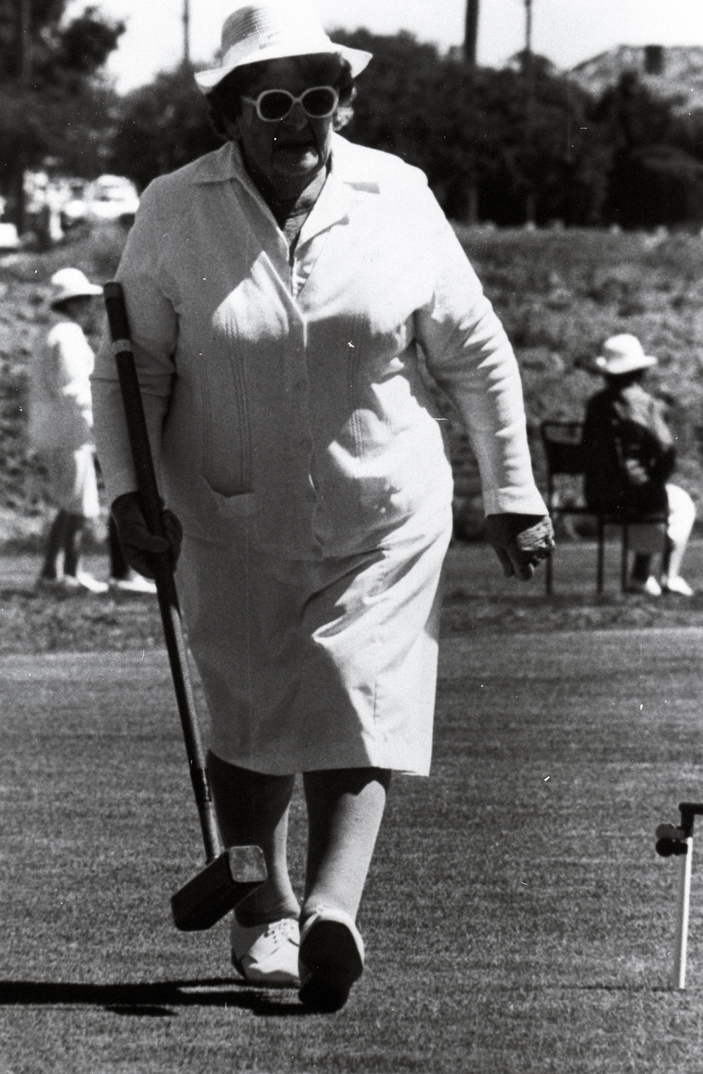 Kylie Scotter of Manly Croquet Club, 1980
