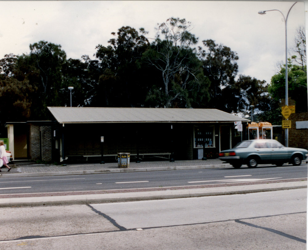 Narrabeen bus shelter, former tramshed, Pittwater Road, Narrabeen