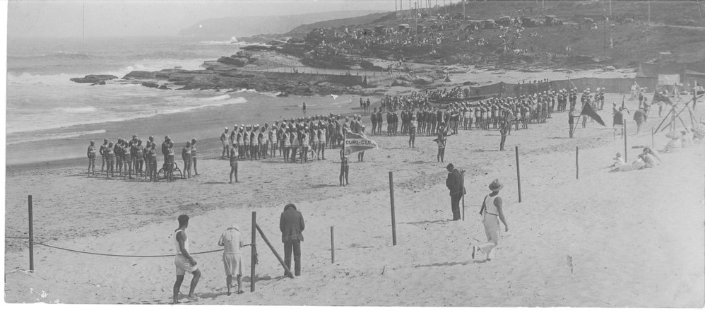 First Surf Carnival, South Curl Curl Beach 1928