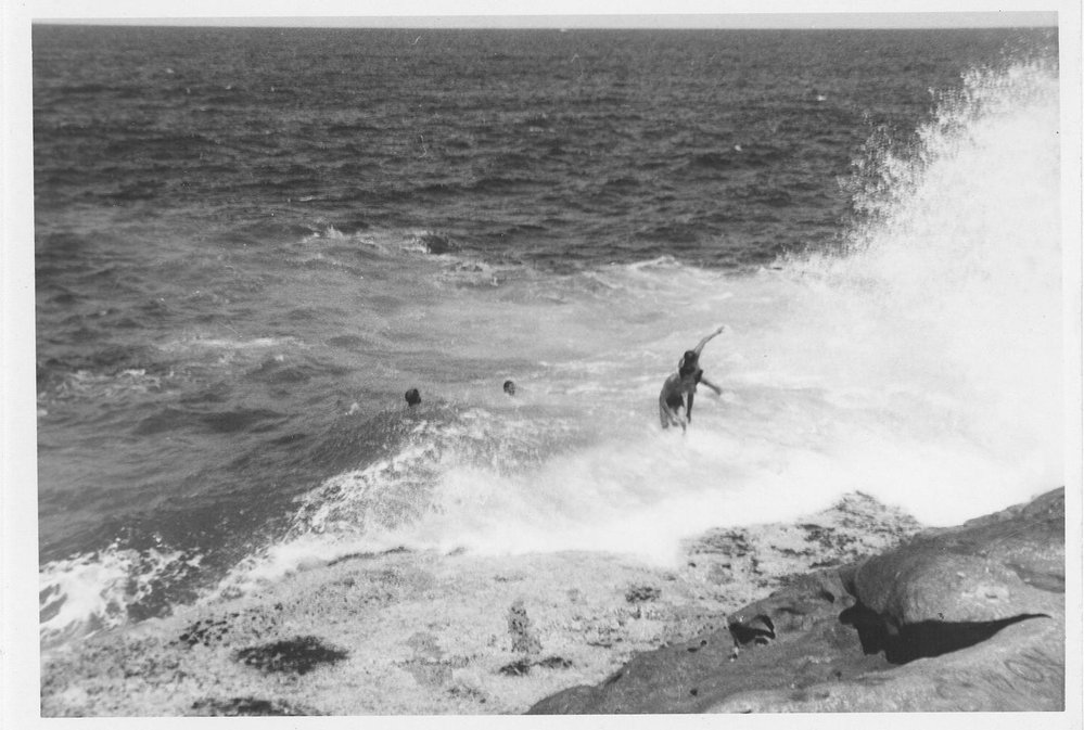 Rock hopping, South Curl Curl Beach