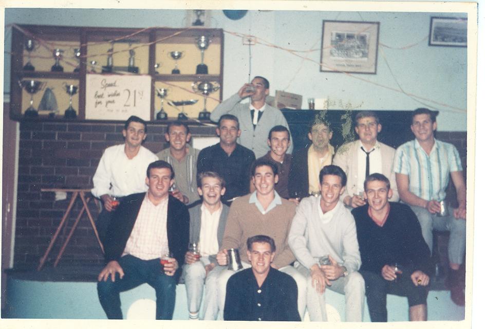 Members of the South Curl Curl Surf Life Saving Club having a party