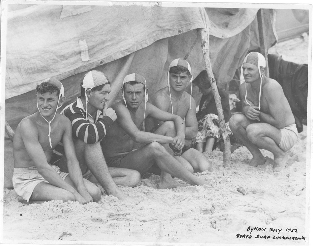 Members of South Curl Curl Surf Life Saving Club at State Surf Championships Byron Bay