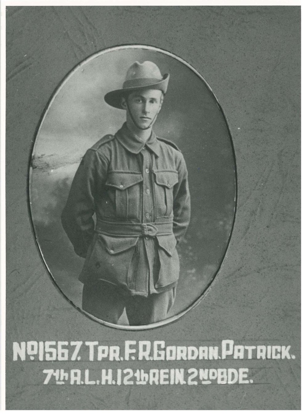 Patrick, Frederick Robert Gordon, 1567