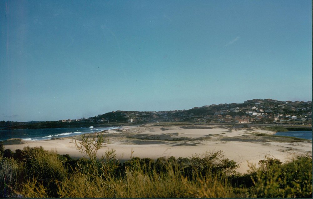 Curl Curl Beach and Lagoon 1955.