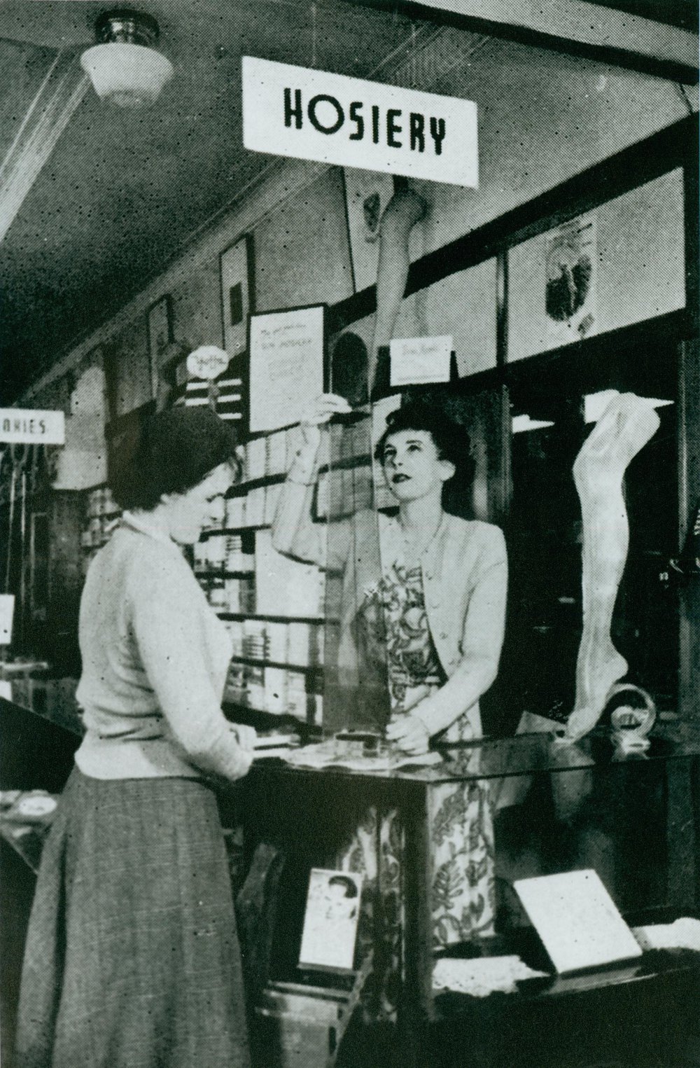 Ladies Hosiery Department, Littles Department Store, Manly