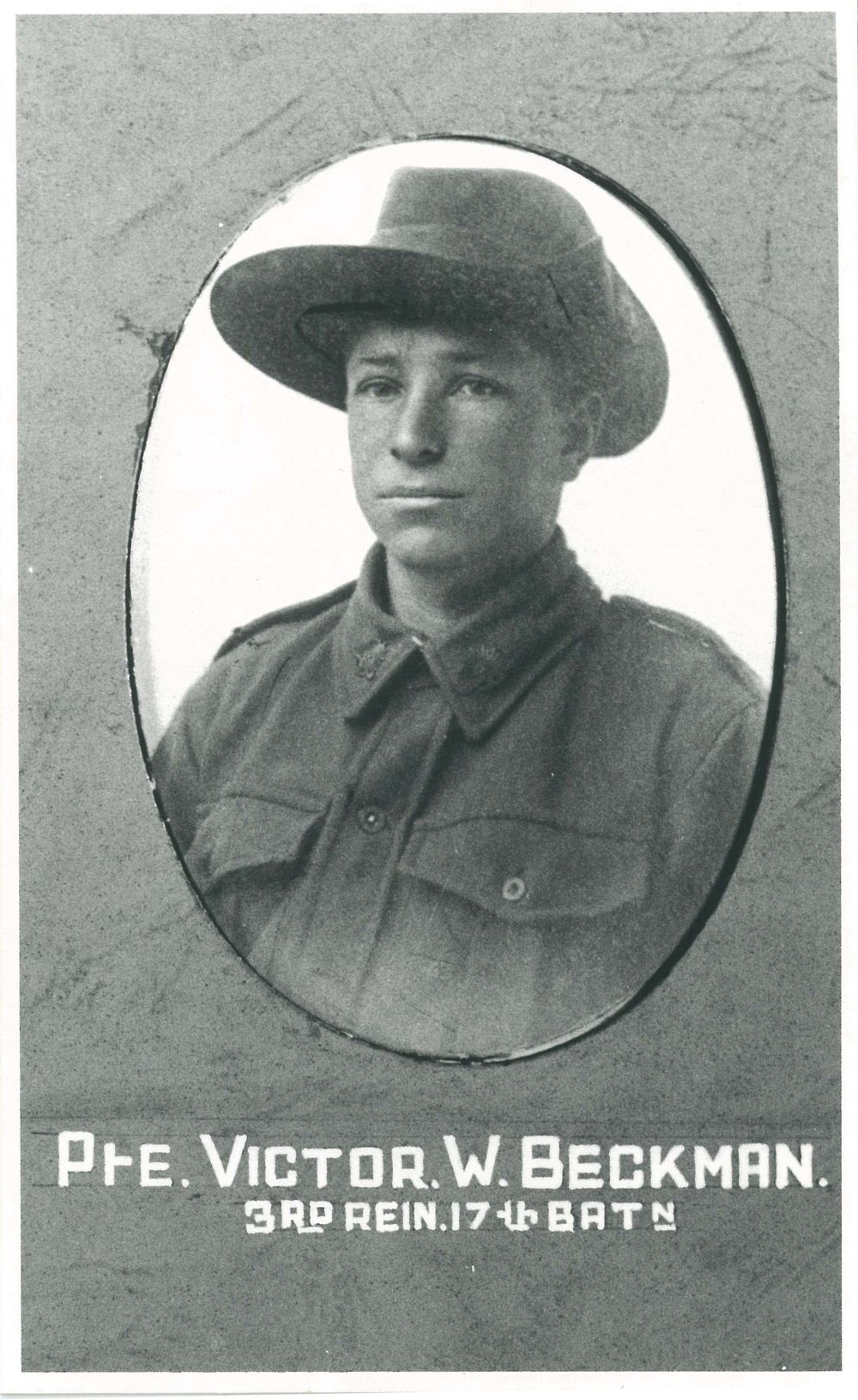 Beckman, Victor William, 1886