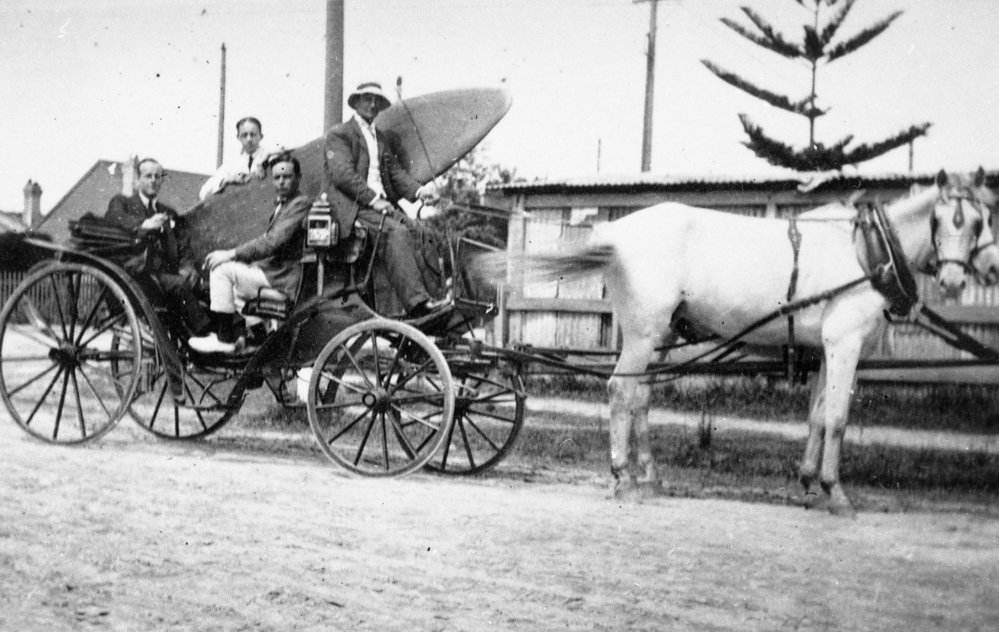 Transport for Duke Kahanamoku's surfboard