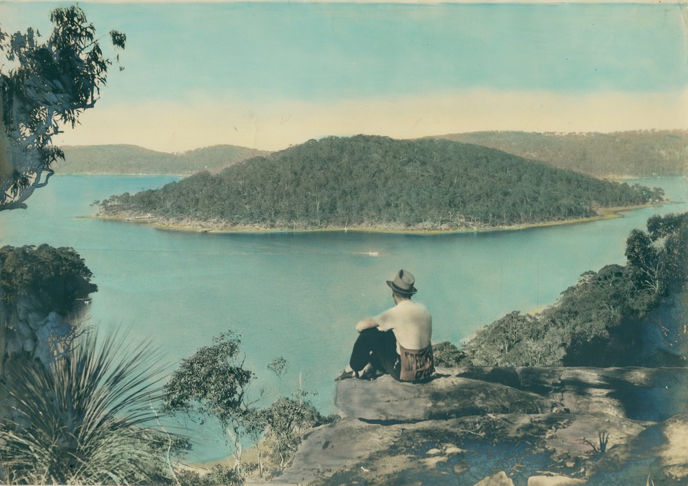Bill MacDonald overlooking Scotland Island