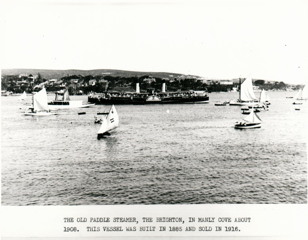 Paddle steamer "Brighton", c 1908