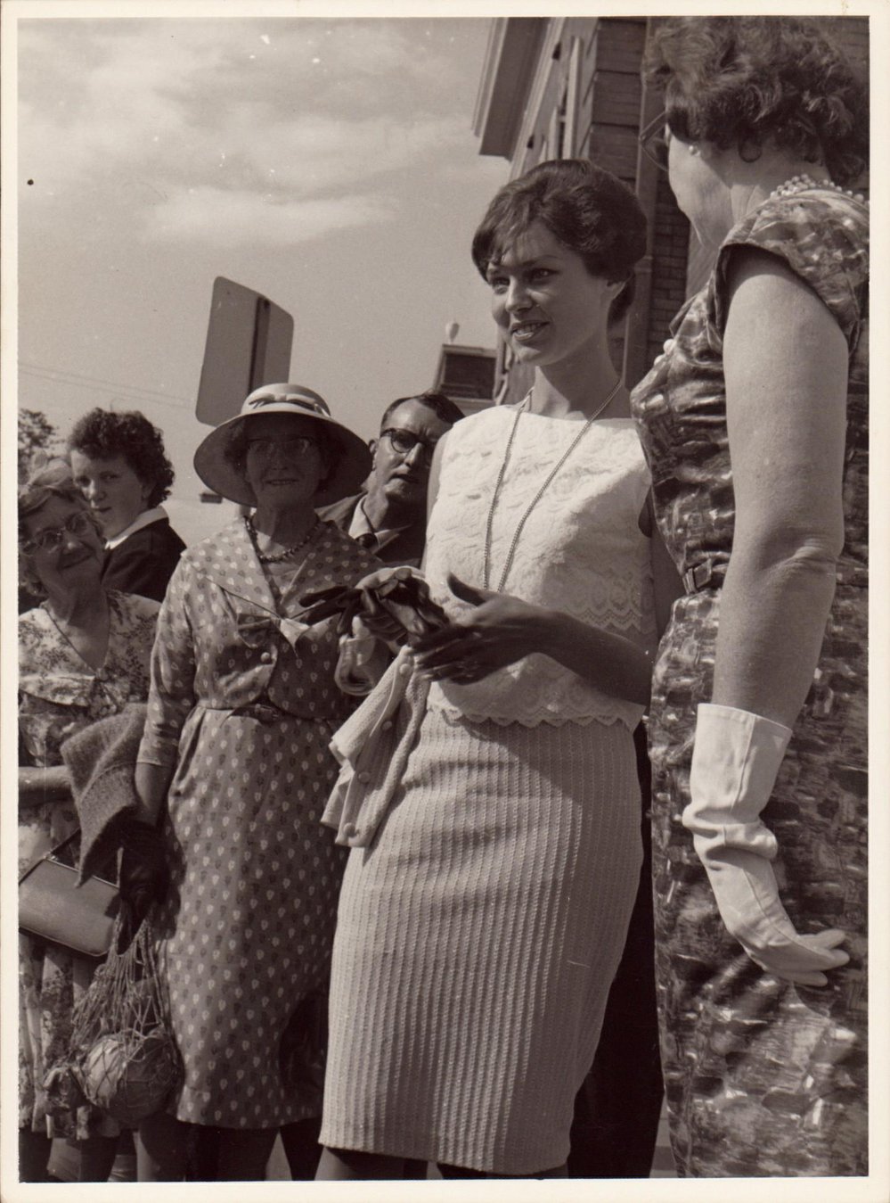 Tania Verstak visiting Manly, 1961