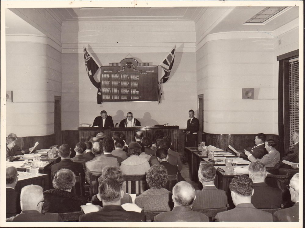 Manly Council Chambers, 1961