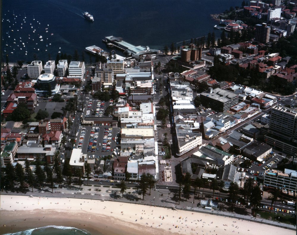 Aerial view of Manly, 1989