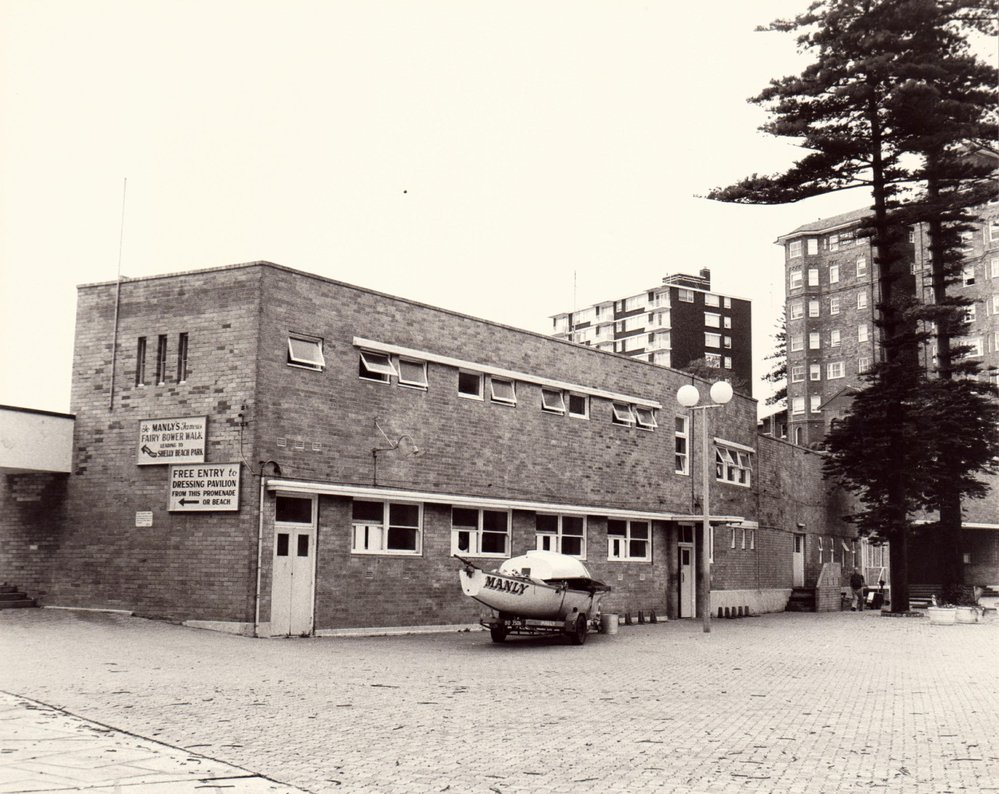 Rear of South Steyne Surf Pavilion, 1980