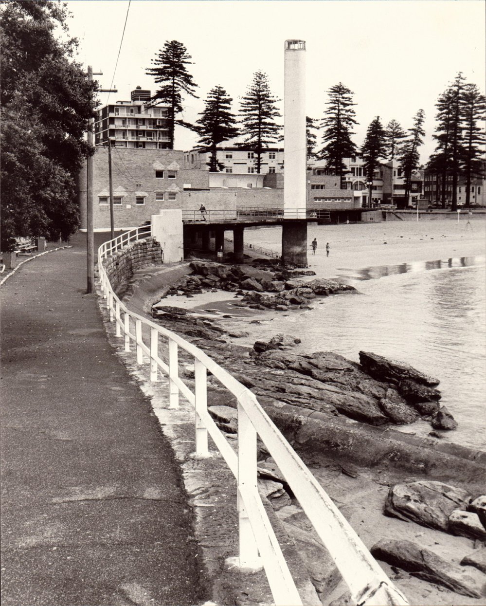 Manly Beach, The Shark Tower and Surf Pavilion, 1980